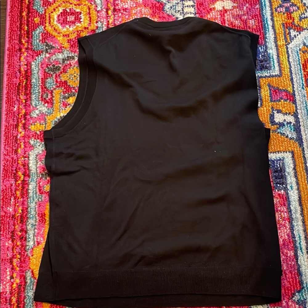 Club Room Men's Black Sweater Vest - Picture 4 of 4